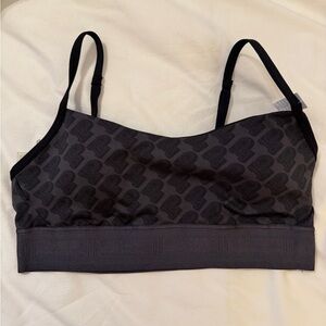 PINK Victoria's Secret Black Patterned Bandeau